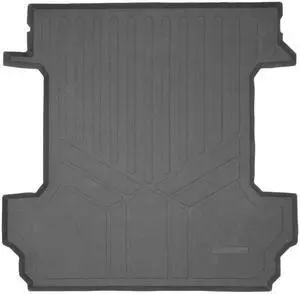 SMARTLINER Truck Rugged Rubber Bed Mat Liner Compatible With 2019-21 Silverado / GMC Sierra Only Fits Crew Cab with 5'8" Short Bed