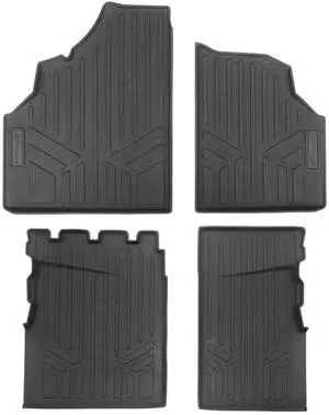 SMARTLINER Custom Fit All Weather Protection Black 2 Row UTV Liner Compatible With 2016-2025 Can-Am Defender (Fits All Models)