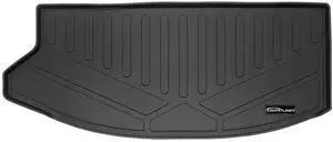 SMARTLINER Custom Fit All Weather Protection Black Cargo Liner Behind 3rd Row Compatible With 2024 Mazda CX-90 Hybrid/ Plug-In Hybrid