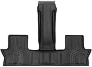 SMARTLINER Custom Fit All Weather Protection Black 3rd Row Full Coverage Liner Compatible With 2024-2025 Hyundai Santa Fe (Fits All Trims)