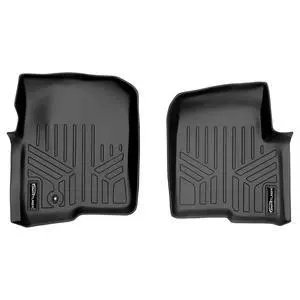 SMARTLINER Custom Fit Floor Mats 1st Row Liner Set Black Compatible With 2004-2008 Ford F-150 / 2006-2008 Lincoln Mark LT - All Models SMARTLINER Custom Fit Floor Mats 1st Row Liner Set Black Compatible With 2004-2008 Ford F-150 / 2006-2008 Lincoln Mark LT - All Models