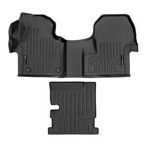 SMARTLINER Custom Fit All Weather Black 1st Row & Center Aisle Liner Compatible With 2019-2023 Mercedes-Benz Sprinter with 1st Row Bucket Seats (Does Not Fit Passenger Van, Crew Van or RV Models) SMARTLINER Custom Fit All Weather Black 1st Row & Center Aisle Liner Compatible With 2019-2023 Mercedes-Benz Sprinter with 1st Row Bucket Seats (Does Not Fit Passenger Van, Crew Van or RV Models)