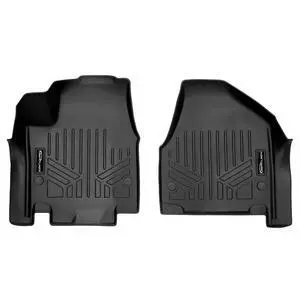 SMARTLINER Custom Fit Floor Mats 1st Row Liner Set Black Compatible With 2017-2024 Chrysler Pacifica (Fits All Models) SMARTLINER Custom Fit Floor Mats 1st Row Liner Set Black Compatible With 2017-2024 Chrysler Pacifica (Fits All Models)