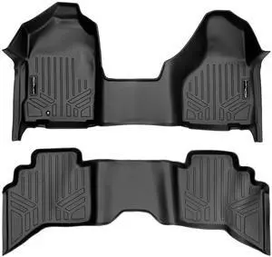 SMARTLINER Floor Mats 1st Row 1 Piece and 2nd Row Liner Set Black Compatible With 2002-2008 Ram 1500 / 2003-2009 Ram 2500/3500 Quad Cab SMARTLINER Floor Mats 1st Row 1 Piece and 2nd Row Liner Set Black Compatible With 2002-2008 Ram 1500 / 2003-2009 Ram 2500/3500 Quad Cab