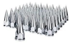 United Pacific 10570CB Wheel Lug Nut Cover Set, 33mm x 4 7/8", Chrome, Plastic, United Pacific 10570CB Wheel Lug Nut Cover Set, 33mm x 4 7/8", Chrome, Plastic,