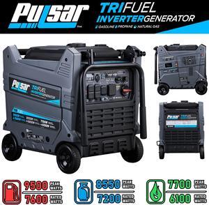 Pulsar 9500W Tri-Fuel Inverter Generator w/Remote Start & CO Sentry GS95TiSCO
