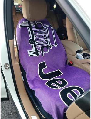 Seat Armour Towel2GO Seat Cover Protector with Purple Jeep Colors, Perfect for The Car, Beach, and The Home T2G100PU