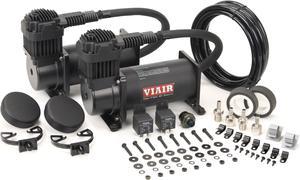 Viair Dual Stealth Black 380C Value Pack (200 PSI, 380C/2, 165/200 P. Switch, 40 Amp Relay/2) 38036