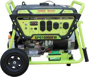 Green-Power America Gas Generator w/ Electric Start Pro Series GPG10000EW
