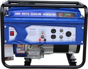Green-Power America Gasoline Generator Consumer's Select Series GPD4000W delivers 4000 watts of starting power and 3000 watt of continious power.