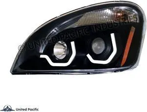 United Pacific Blackout Freightliner Cascadia Projection Headlight - Driver 31270