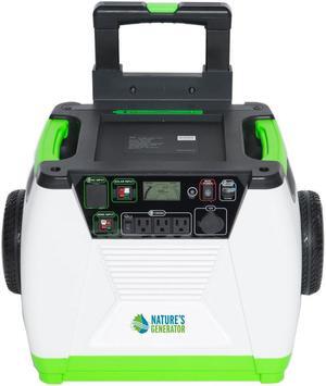Nature's Generator - 1800W Solar & Wind Powered Portable Generator HKNGGN