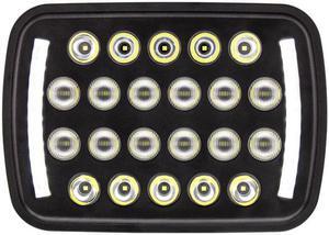United Pacific 22 High Power LED 5" X 7" Rectangular Light With Position Light - Black 36450