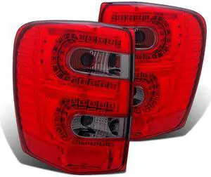 CG JEEP GRAND CHEROKEE 99-04 L.E.D TAILLIGHT RED/SMOKE 03-JGC99TLEDRS PAIR