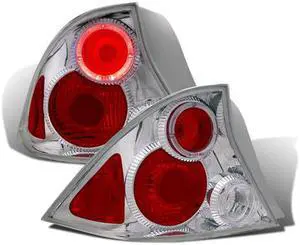 CG HONDA CIVIC 01-04 2 DR TAILLIGHT HALO CHROME 03-HC2001TLA2DG4 PAIR