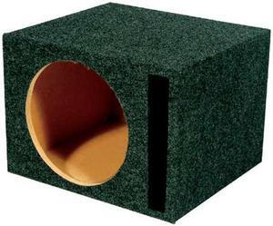 Q Power Single 10 in. Vented Unloaded Box - SBASS10V