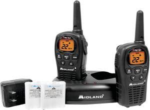 Midland KV7125 GMRS 22 Channel Walkie Talkie Set 24 Mile Range Value Pack