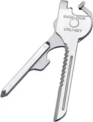 Swiss+Tech ST66676 Utili-Key 6-in-1 Key Ring Multi-Function Tool