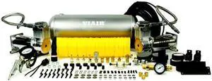 Viair Dual 400C Onboard Air System (4.55 CFM · 150 PSI · 60 Amp · 12V · 2.0 Gal. Tank) 20015