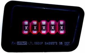 IPCW LEDT-343BPCB Hummer H2 2005 - 2008 Bumper Lights Rear Bermuda Black
