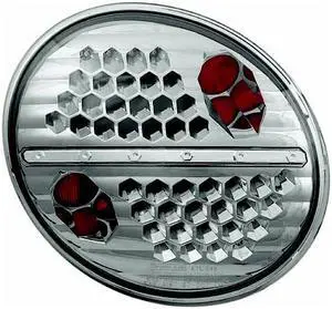 IPCW LEDT-8002S Volkswagen New Beetle 1998 - 2005 Tail Lamps, LED Platinum Smoke
