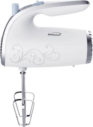 Brentwood Appliances 5 Speed Hand Mixer (White) HM-48W