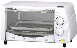 Brentwood Toaster Oven - 0.32 ft³ Capacity - Toast, Broil, Bake - White Brentwood Toaster Oven - 0.32 ft³ Capacity - Toast, Broil, Bake - White