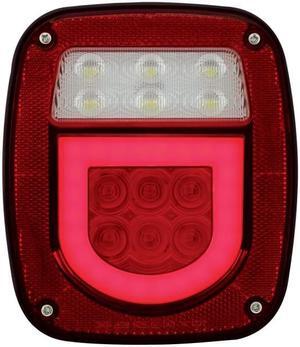 United Pacific Industries Universal Stud Mount LED Combination GLO Light - Driver Led 36909