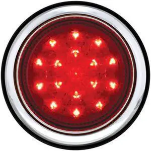 United Pacific Industries LED Tail Light Assembly with Flush Mount Bezel  Tail Light 110406