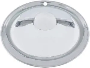 United Pacific Industries Chrome Bullet Flipper 15" Hub Cap Set Wheel Accessory BHC03-15