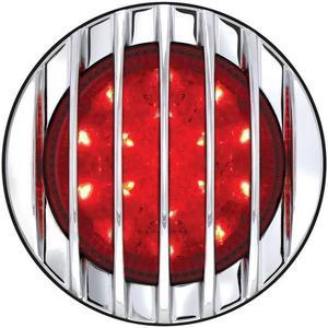 United Pacific Industries LED Tail Light Assembly with Chrome Grill  Tail Light 110407