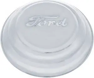 United Pacific Industries 1941-42 Stainless Passenger & Pick-Up Hub Cap w/ "Ford" Script Wheel Accessory A6027