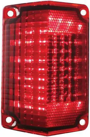 United Pacific Industries 1968-69 Chevy El Camino & Station Wagon LED Tail Light Lens - L/H  Tail Light CTL6869LED-L