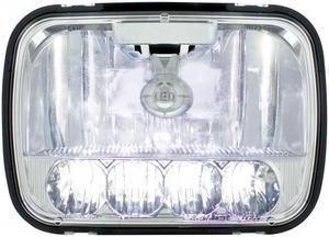 United Pacific Industries 5 High Power LED 5" x 7" Crystal Headlight - High and Low Beam Headlight 31297