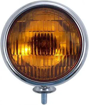 United Pacific Industries Chrome Vintage Style Amber Fog Lights - 12 V Exterior Accessory C364007 United Pacific Industries Chrome Vintage Style Amber Fog Lights - 12 V Exterior Accessory C364007