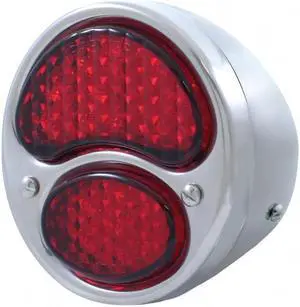 United Pacific Industries 1928-31 Ford LED Tail Light Assembly - Red Lens - 12V Tail Light FTL2831LED-AR