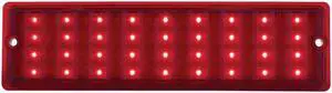 United Pacific Industries 1968-69 Nova All-Red LED Tail Light Lens  Tail Light CTL6826LED