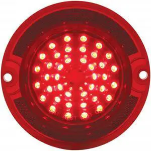 United Pacific Industries 1963 Chevy Impala LED Tail Light Lens - Red Tail Light CTL6301LED