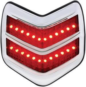 United Pacific Industries 1940 Ford LED Flush Mount Tail Light with Chrome Bezel Tail Light FTL4005LED