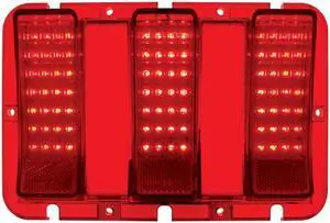 United Pacific Industries 1967-68 Ford Mustang Tail Light - Red Lens Tail Light FTL6701LED