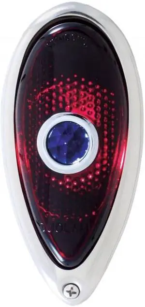 United Pacific Industries 1938-39 Tail Light Assembly - Blue Dot/Nylon Wire  Tail Light A1060BD