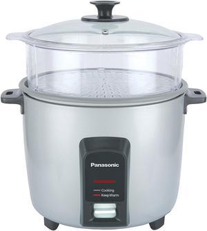 Panasonic SR-Y22FGJL 12Cup Silver Uncooked Capacity Automatic Rice & Veg Cooker