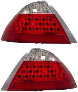 CG HONDA ACCORD 06-07 4 DR TAILLIGHT RED/CLEAR (NO LED KIT) 03-HA2006TLED4D PAIR