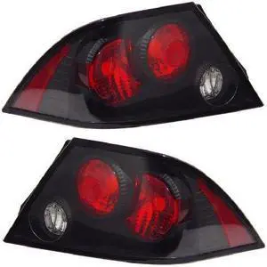 CG MITSUBISHI LANCER 02-03 TAILLIGHT BLACK 03-ML2003TLAJM PAIR