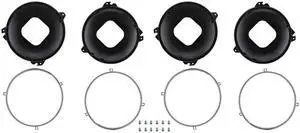 United Pacific 1967-72 GMC Truck Headlight Mounting Bucket Set 110358