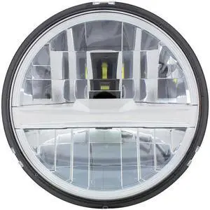 United Pacific 1,020 Lumens LED Headlight  5 3/4" - Silver, Replaces H5001 and H5006 Bulbs, DOT/SAE Compliant 31201