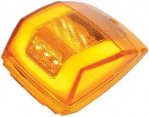United Pacific 24 LED Cab Light - Glo Light Amber LED/Amber Lens 36966