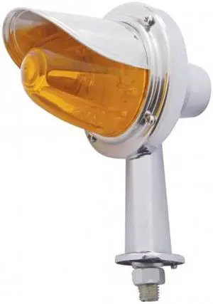 United Pacific 11 Amber LED Watermelon Honda Light W/ 2 1/8" Arm & Visor - Amber Lens 38595