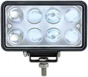 United Pacific 8 High Power LED Rectangular Work Light With Projector Lens 36508