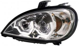 United Pacific 1996-2018 Freightliner Columbia Chrome Projection Headlight - Driver 31256